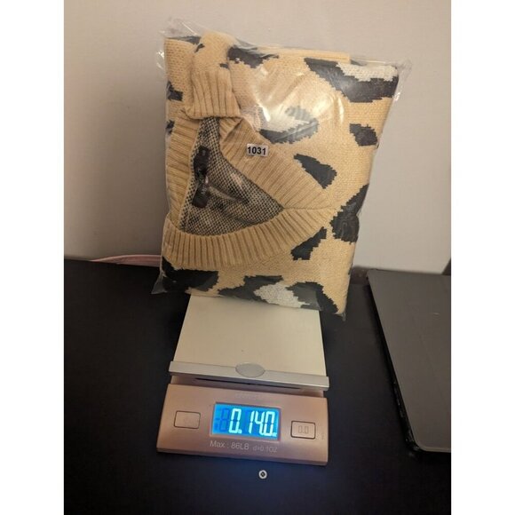 Merokeety Animal Print Women's Size Small Soft Pullover V neck Sweater - Picture 14 of 14